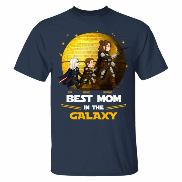 Best Mom In The Galaxy, Personalized Shirt Gift For Mom A2110 - Image 4