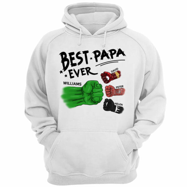 Best Papa Ever Personalized Shirt - Image 3