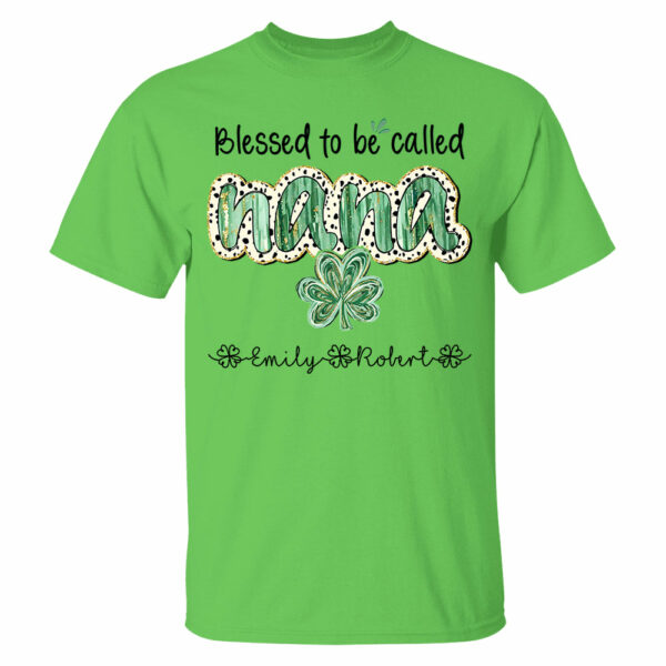 Blessed To Be Called Grandma - Personalized Shirt Lucky St. Patrick Day For Nana Mimi NA04 - Image 7