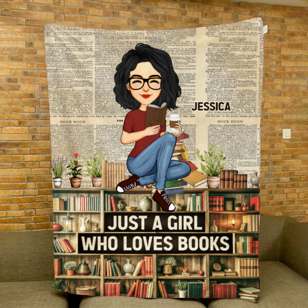 Book Lovers This Is My Book Reading Blanket - Personalized Blanket