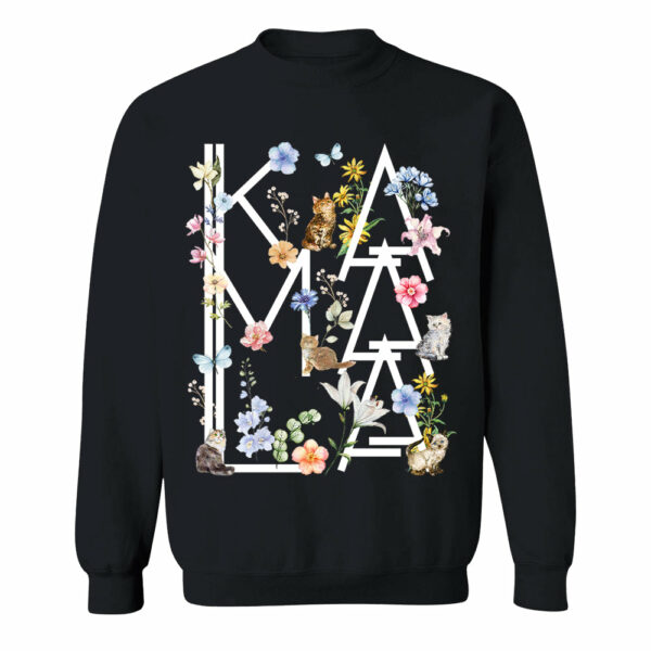 Botanical Cottagecore Cat Kamala Shirt - Image 9