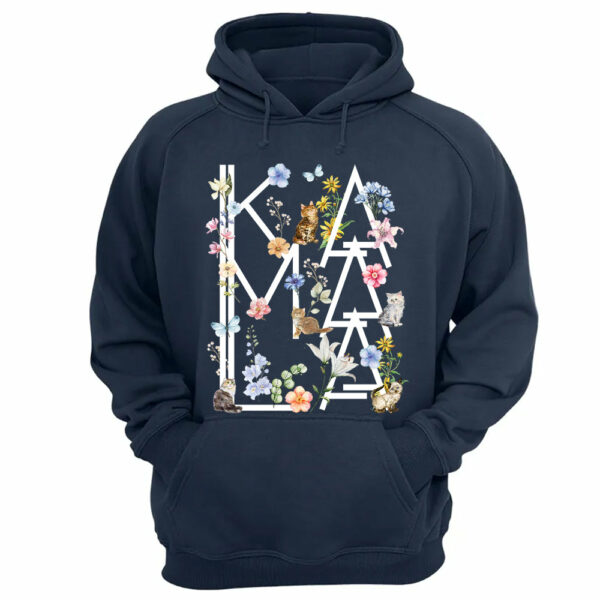 Botanical Cottagecore Cat Kamala Shirt - Image 8