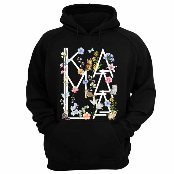 Botanical Cottagecore Cat Kamala Shirt - Image 6
