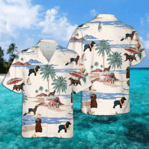Boykin Spaniel Summer Beach Hawaiian Shirt