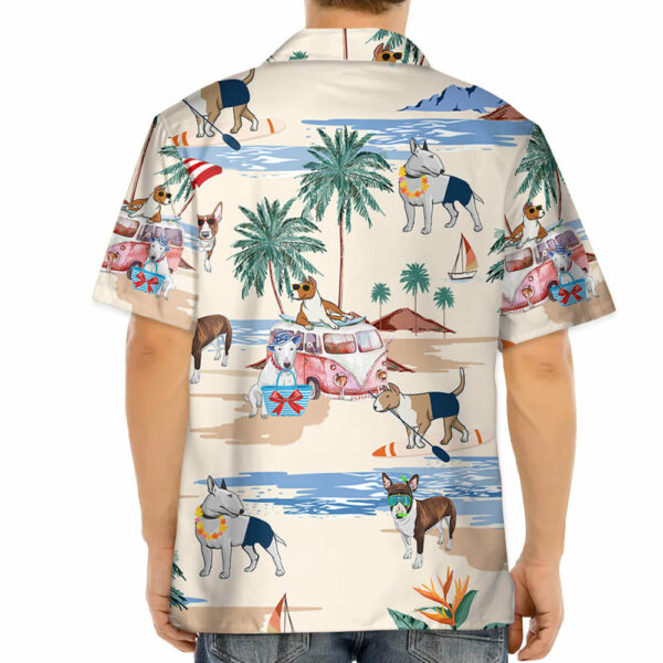 Bull Terrier Summer Beach Hawaiian Shirt - Image 4