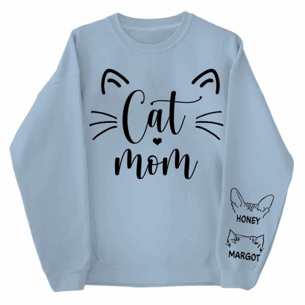 Cat Mom - Personalized Shirt - Gift For Cat Lover, Cat Mom, Mother's Day Gift - Image 5