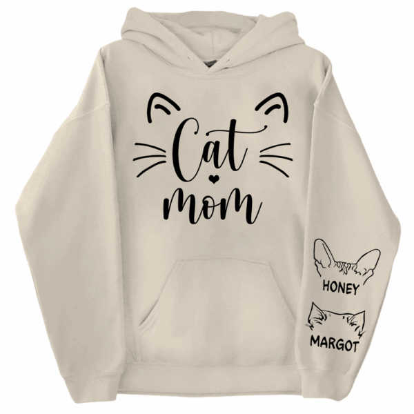 Cat Mom - Personalized Shirt - Gift For Cat Lover, Cat Mom, Mother's Day Gift - Image 7
