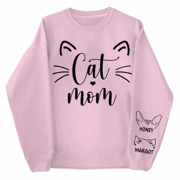 Cat Mom - Personalized Shirt - Gift For Cat Lover, Cat Mom, Mother's Day Gift - Image 6