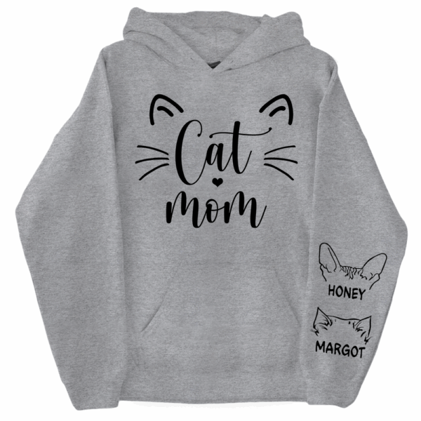 Cat Mom - Personalized Shirt - Gift For Cat Lover, Cat Mom, Mother's Day Gift - Image 9