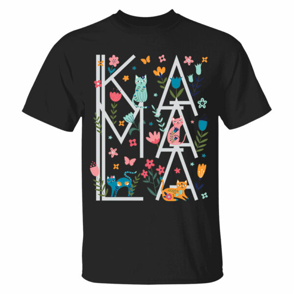 Childless Cat Ladies For Kamala Floral Cat Shirt