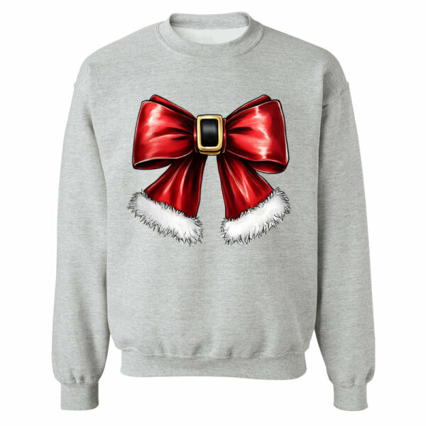 Christmas Coquette Bow Shirt, Christmas Santa Bow Gift - Image 15