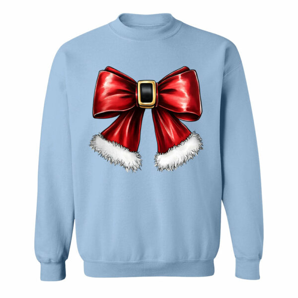Christmas Coquette Bow Shirt, Christmas Santa Bow Gift - Image 16