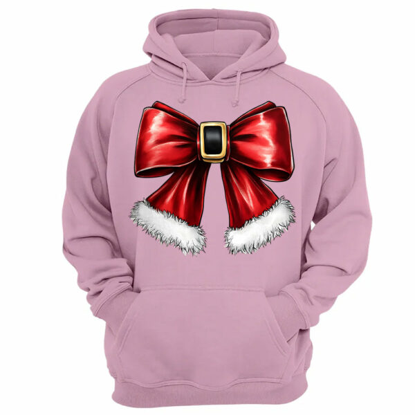 Christmas Coquette Bow Shirt, Christmas Santa Bow Gift - Image 12