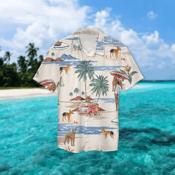 Cirneco Delletna Summer Beach Hawaiian Shirt, Hawaiian Shirts For Men Short Sleeve Aloha Beach Shirt