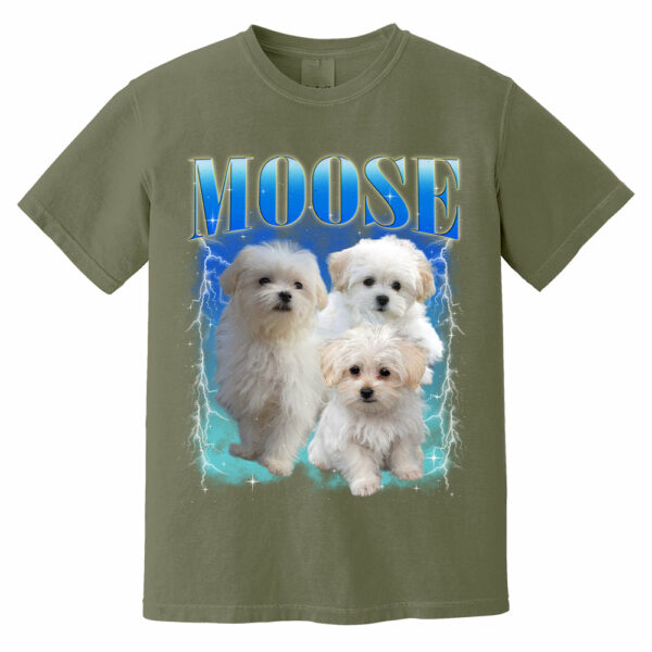 Comfort Colors Custom Bootleg Shirt, Custom Pet Shirt, Custom Dog Shirt, Dog Remembrance Gift - Image 11