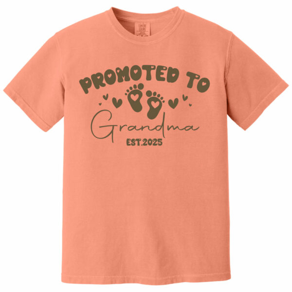 Comfort Colors Personalize Est Grandma Shirt, Promoted To Grandma, Mothers Day Gift For Grandma, Granny Shirt, Gigi Mimi Shirt, Nana Shirt - Image 10