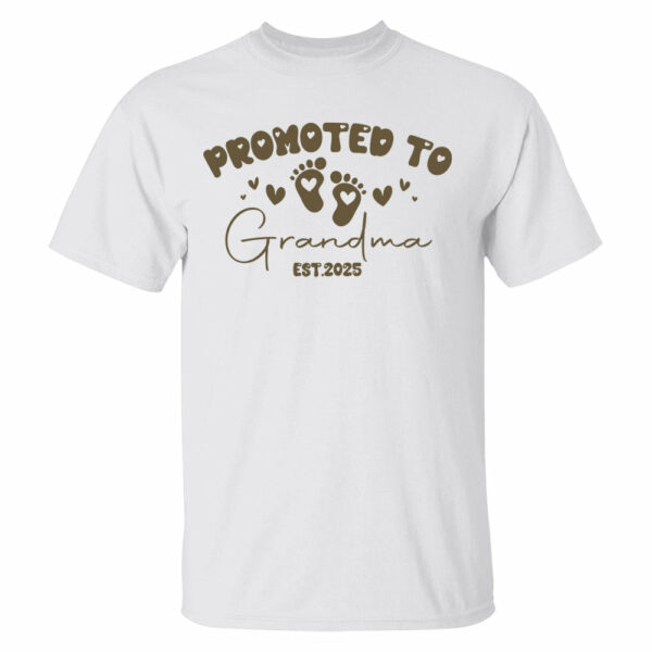 Comfort Colors Personalize Est Grandma Shirt, Promoted To Grandma, Mothers Day Gift For Grandma, Granny Shirt, Gigi Mimi Shirt, Nana Shirt - Image 2