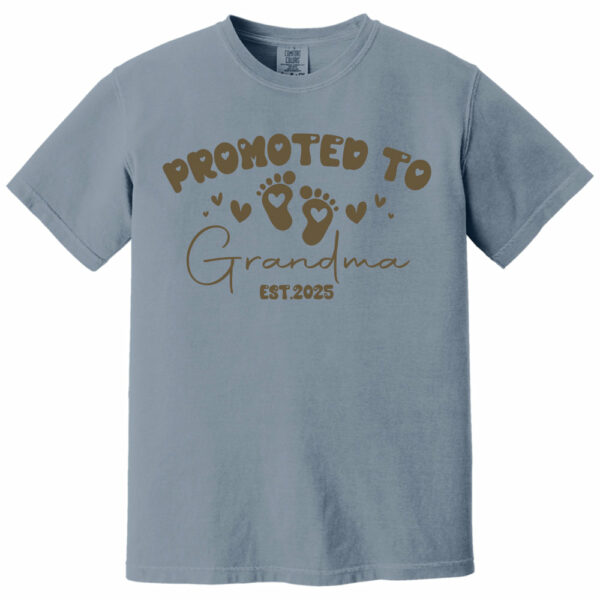 Comfort Colors Personalize Est Grandma Shirt, Promoted To Grandma, Mothers Day Gift For Grandma, Granny Shirt, Gigi Mimi Shirt, Nana Shirt - Image 11