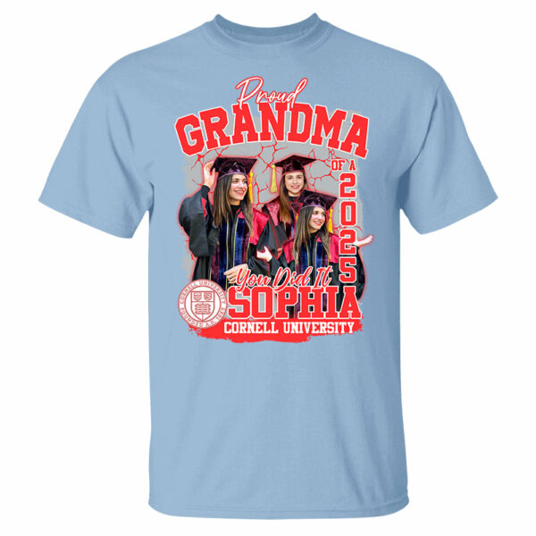 Congratulation Graduation Shirt - Custom Graduation 2025 Shirt, Proud Mom Of A 2025 You Did It - YN2103 - Image 8