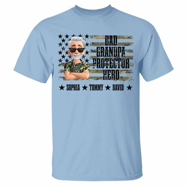 Cool Camo Dad Grandpa - Personalized Shirt For Dad Grandpa NA04 - Image 15