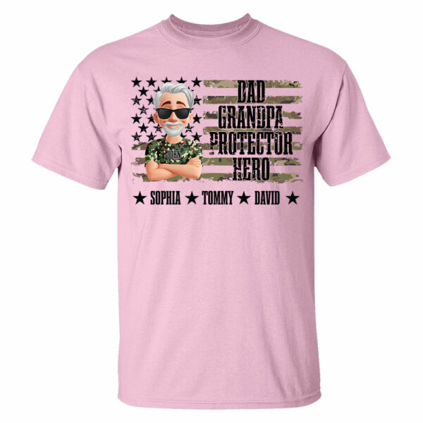 Cool Camo Dad Grandpa - Personalized Shirt For Dad Grandpa NA04 - Image 14
