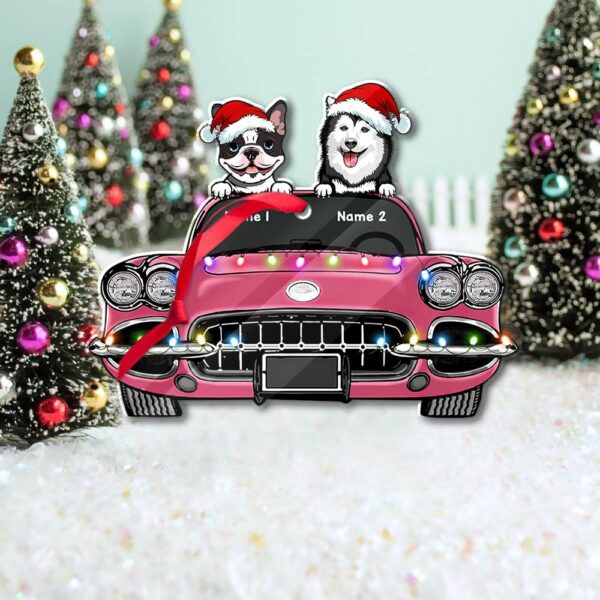 Corvette Dog Personalized Ornament Gift For Dog Lovers - Image 3