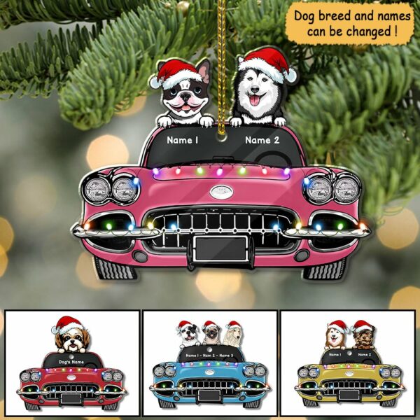 Corvette Dog Personalized Ornament Gift For Dog Lovers - Image 2