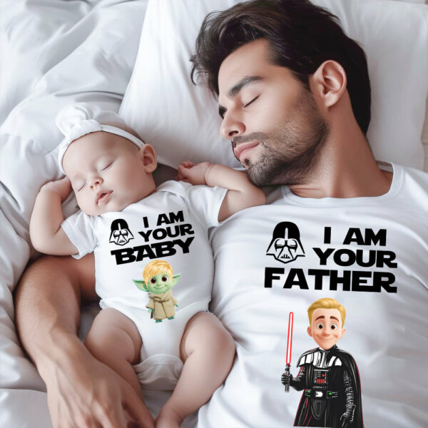 Cosmic Dad And Sidekick Dad & Me Matching Shirts Vr3