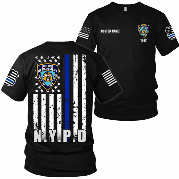 Custom All Over Print Shirt For Police Custom Police Shirt K1702 - Image 5