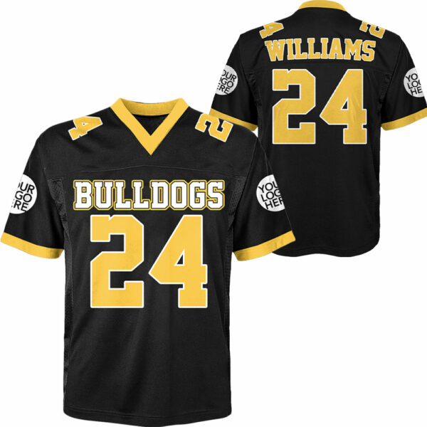Custom Any Two Football Team, Personalized Team Name And Number Football Jersey, V-neck Short Sleeve Jersey Shirt, Football Jerseys - Image 4