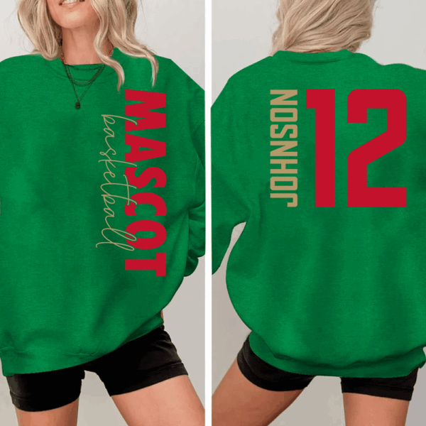 Custom Basketball Shirt, Personalized Basketball Mom Shirt, Game Day Basketball Hoodie, Basketball Dad Sweatshirt - Image 10