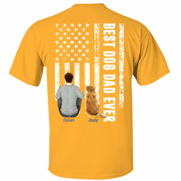 Custom Best Dog Dad Ever Shirt, Personalized Shirt, Gifts for Dog Lovers - Image 2