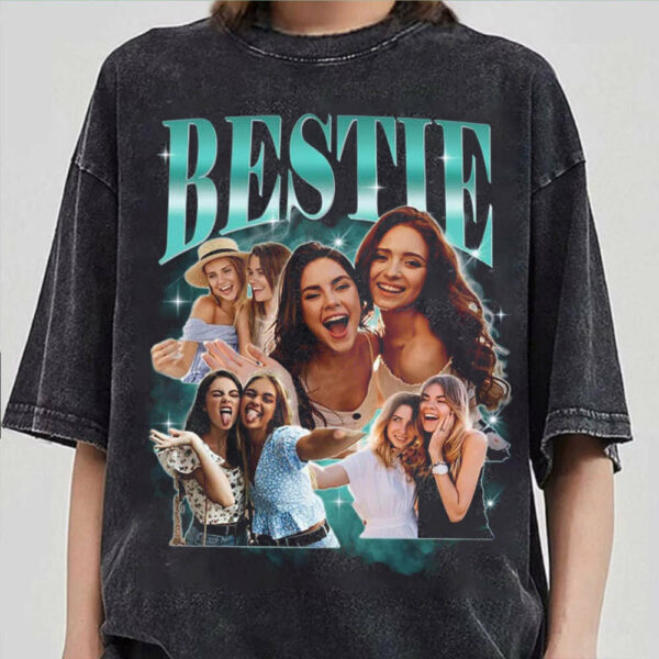 Custom Bestie Bootleg Shirt 90s Vintage Bootleg Custom Face Personalized T Shirt - Custom Photo Bestie, Best Friend Birthday Bootleg Funny BFF 90s Vintage