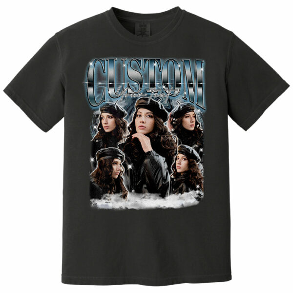 Custom Bootleg Rap Tee Custom Bootleg shirt Custom Photo Shirt - Image 4