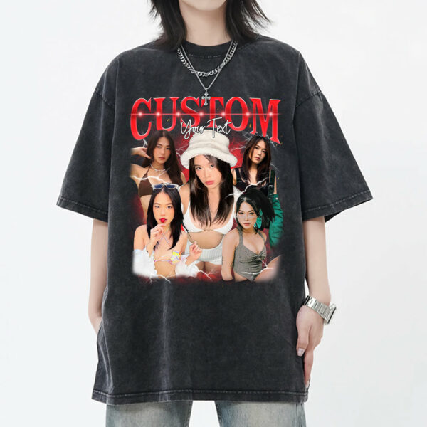 Custom Bootleg Rap Tee, Custom Photo - Vintage Graphic 90s T-shirt, Custom Photo Shirt, Custom Your Own Bootleg Idea Here, Insert Your Design - Image 3