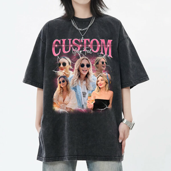 Custom Bootleg Rap Tee, Custom Photo - Vintage Graphic 90s T-shirt, Custom Photo Shirt, Custom Your Own Bootleg Idea Here, Insert Your Design - Image 3