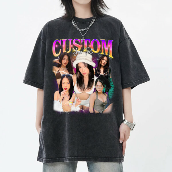Custom Bootleg Rap Tee, Custom Photo - Vintage Graphic 90s T-shirt, Custom Photo Shirt, Custom Your Own Bootleg Idea Here, Insert Your Design - Image 3