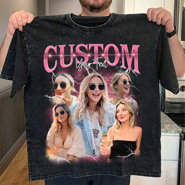 Custom Bootleg Rap Tee, Custom Photo - Vintage Graphic 90s T-shirt, Custom Photo Shirt, Custom Your Own Bootleg Idea Here, Insert Your Design - Image 2