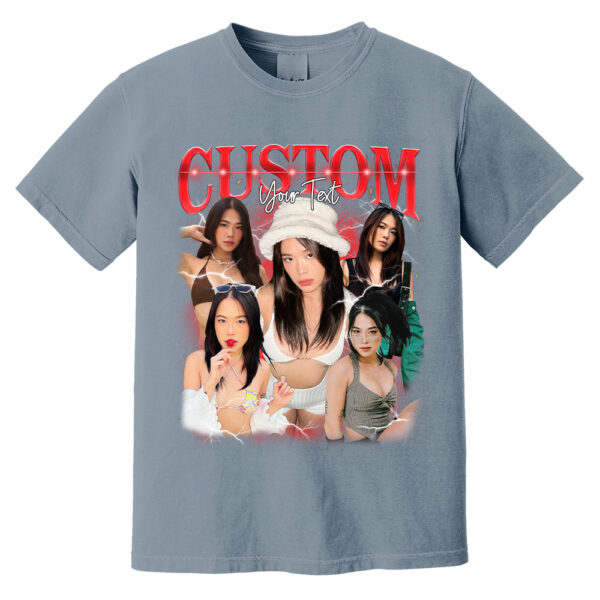 Custom Bootleg Rap Tee, Custom Photo - Vintage Graphic 90s T-shirt, Custom Photo Shirt, Custom Your Own Bootleg Idea Here, Insert Your Design - Image 9
