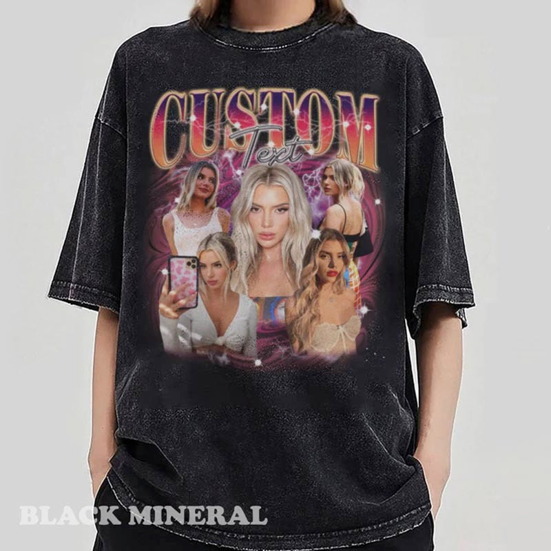Custom Bootleg Rap Tee, Custom Photo Shirt, Retro Custom Bootleg Rap Tee, Custom Your Photo, Insert Your Design, Vintage Graphic 90s Tshirt
