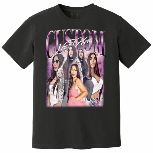 Custom Bootleg Rap Tee Custom Your Girlfriend Boyfriend Vintage Graphic 90s Tshirt - Image 5