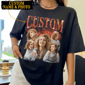Custom Bootleg Rap Tee, Custom Your Own Bootleg Shirts, Custom Photo, Vintage Graphic 90s Tshirt, Custom Photo Shirt, Insert Your Design