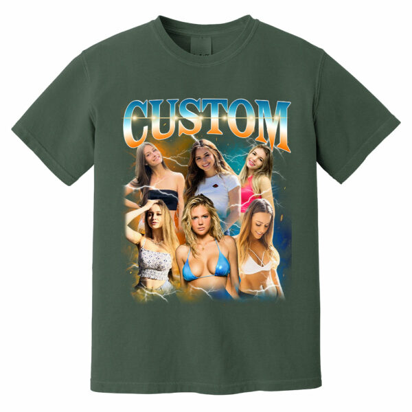 Custom Bootleg Rap Tee, Vintage Custom Funny Rap Shirt, Custom Photo Vintage T Shirts, Insert Your Design, Custom Girlfriend Shirt - Image 13