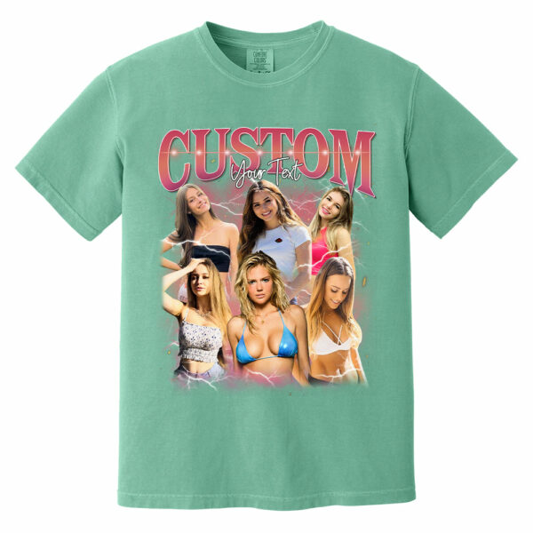 Custom Bootleg Rap Tee, Vintage Custom Funny Rap Shirt, Custom Photo Vintage T Shirts, Insert Your Design, Custom Girlfriend Shirt - Image 9