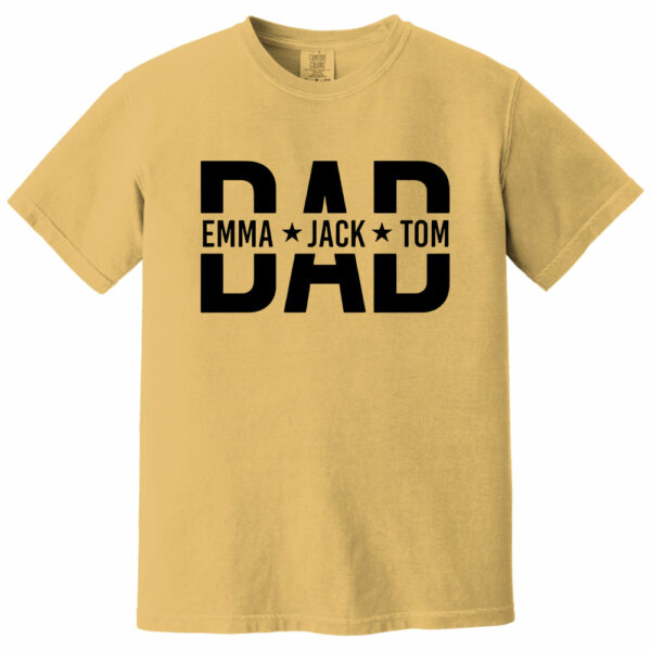 Custom Dad Shirt With Kids Names, Dad T-Shirt, Personalized Dad Shirt, Father's Day Shirt, New Dad Shirt, Daddy Shirt, Birthday Gift Dad Tee - Image 13