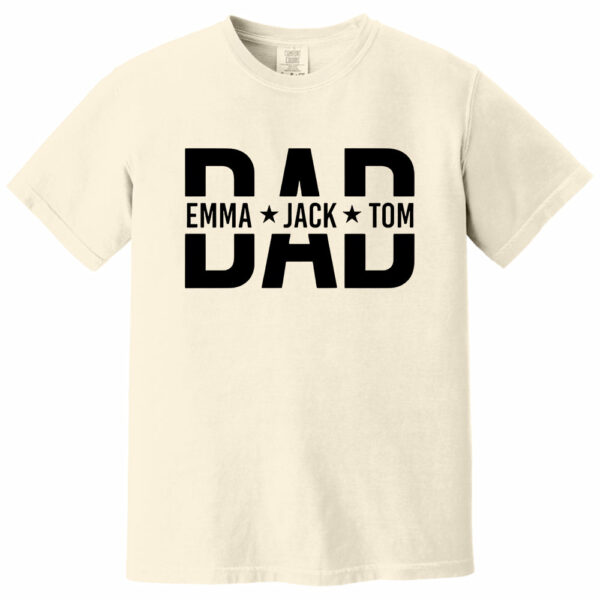 Custom Dad Shirt With Kids Names, Dad T-Shirt, Personalized Dad Shirt, Father's Day Shirt, New Dad Shirt, Daddy Shirt, Birthday Gift Dad Tee - Image 7