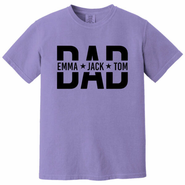 Custom Dad Shirt With Kids Names, Dad T-Shirt, Personalized Dad Shirt, Father's Day Shirt, New Dad Shirt, Daddy Shirt, Birthday Gift Dad Tee - Image 12