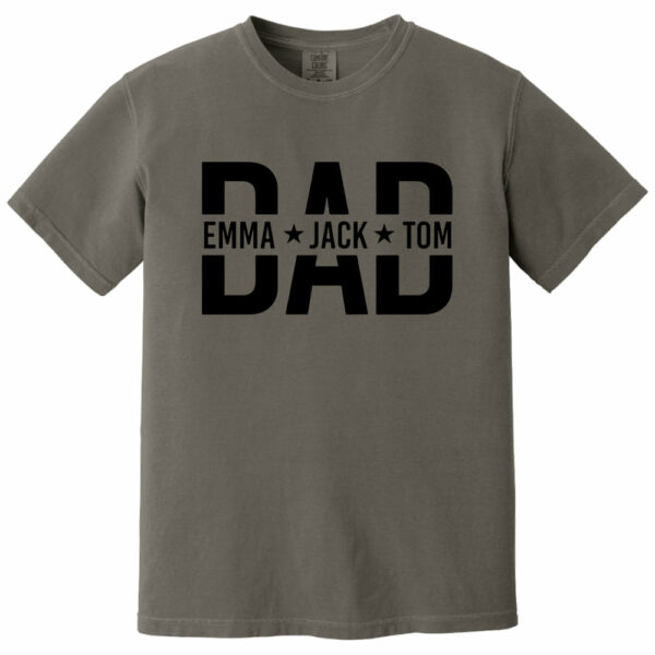 Custom Dad Shirt With Kids Names, Dad T-Shirt, Personalized Dad Shirt, Father's Day Shirt, New Dad Shirt, Daddy Shirt, Birthday Gift Dad Tee - Image 9