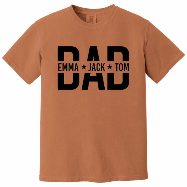 Custom Dad Shirt With Kids Names, Dad T-Shirt, Personalized Dad Shirt, Father's Day Shirt, New Dad Shirt, Daddy Shirt, Birthday Gift Dad Tee - Image 14