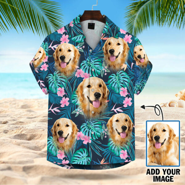 Custom Dog Cat Face Leaves & Flowers Custom Hawaiian Shirt With Multiple Faces - Image 12